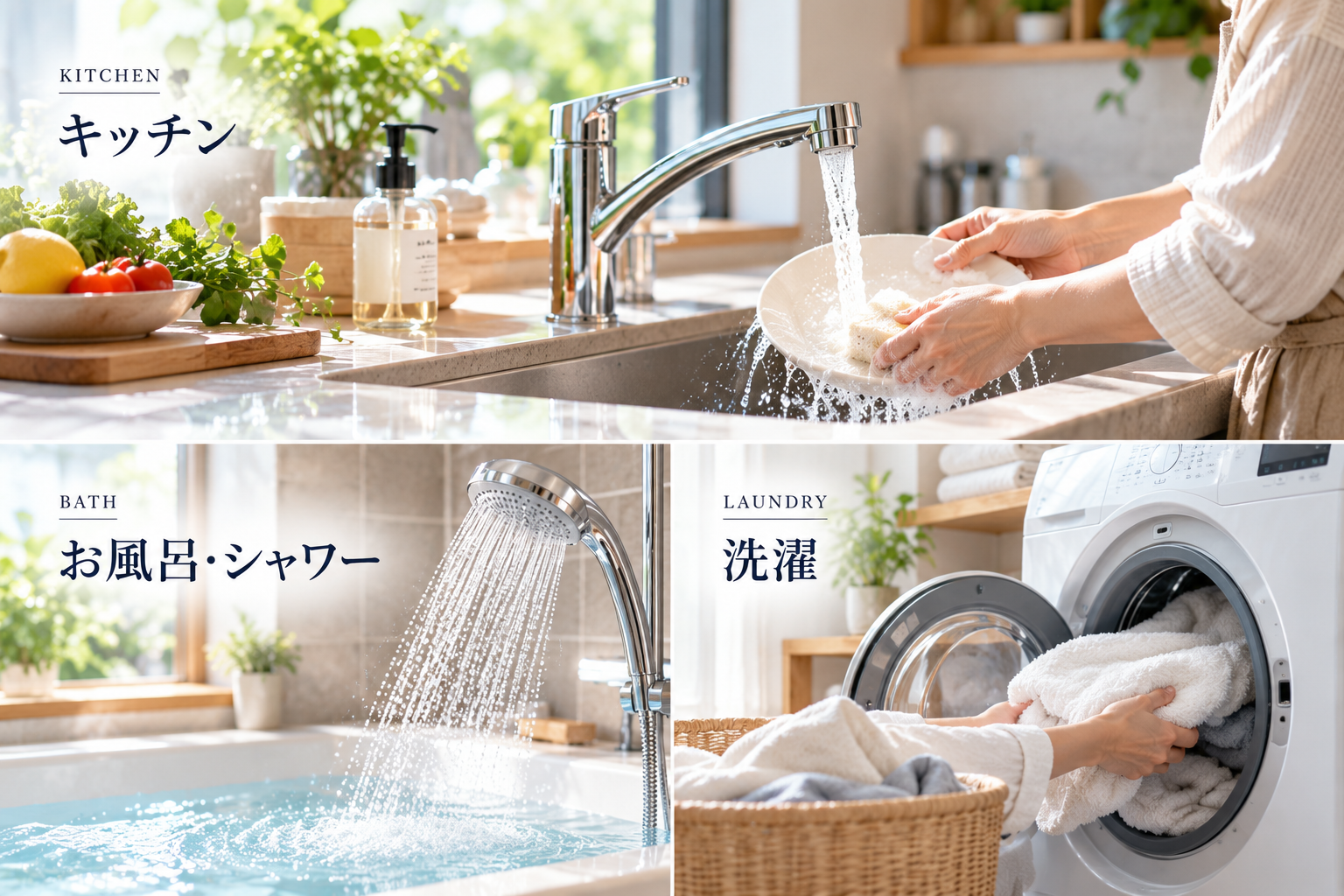キッチン 洗濯 お風呂で使えるトルネオプラス