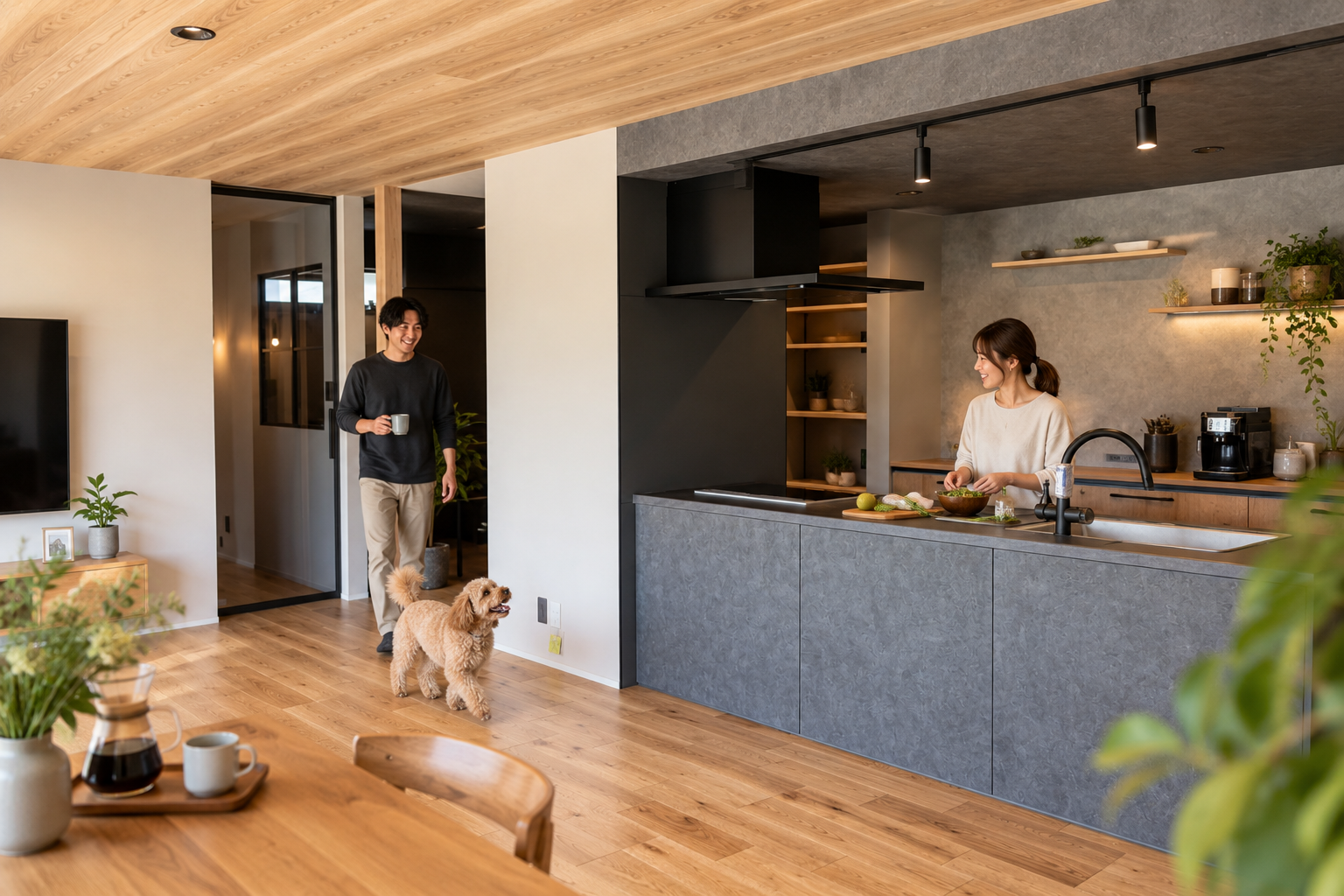 約25坪の平屋のLDK